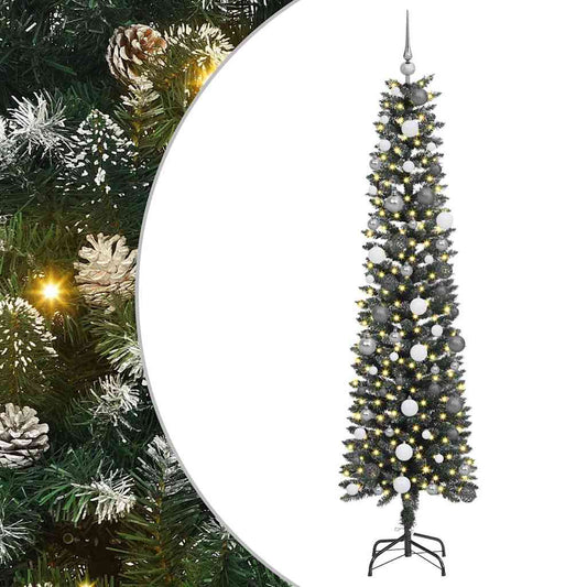 vidaXL Τεχνητό Χριστουγεννιάτικο Δέντρο με 300 LED Πράσινο 210 cm