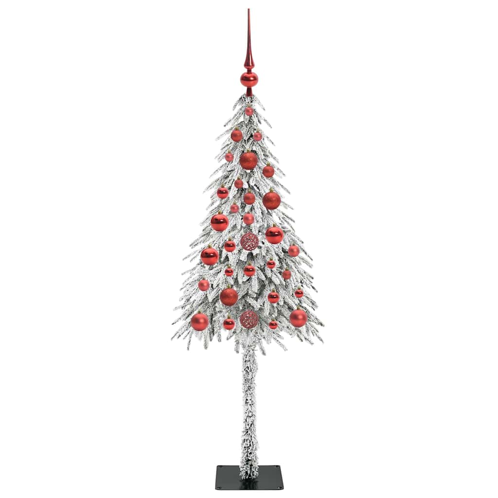vidaXL Χριστουγεννιάτικο Δέντρο με 150 LED Λευκό 120 cm ΠΕ και Ατσάλι