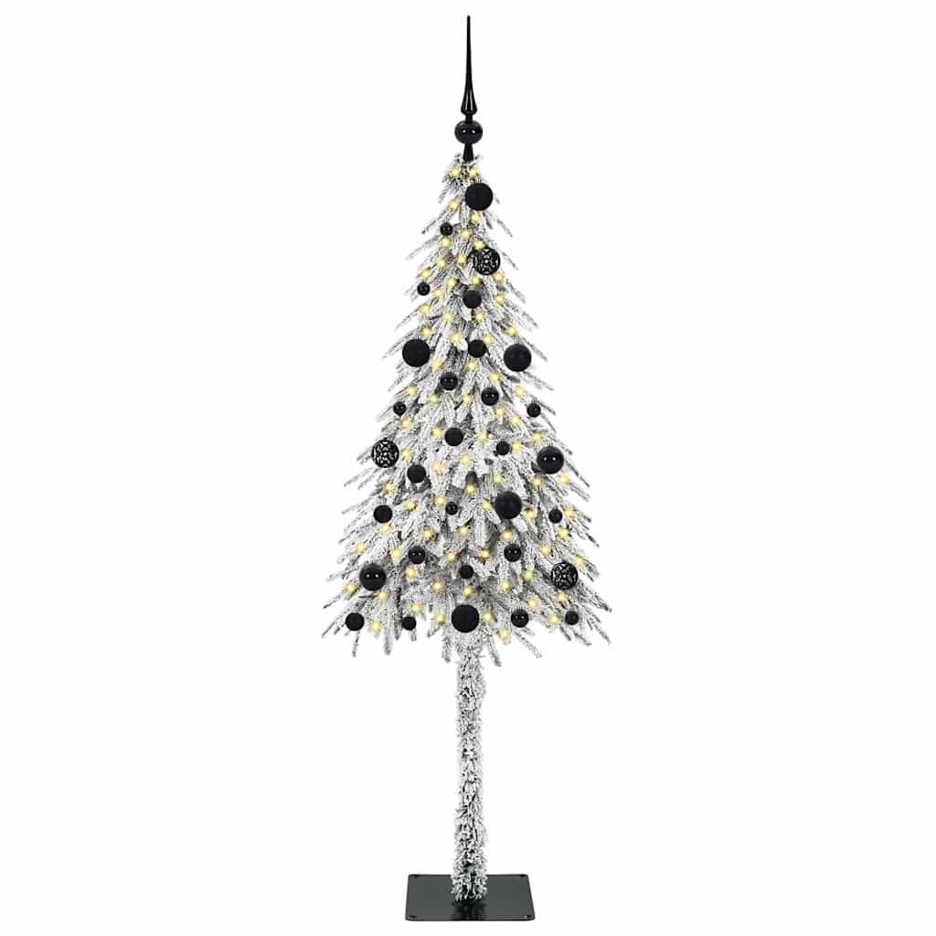vidaXL Χριστουγεννιάτικο Δέντρο με 150 LED Λευκό 150 cm ΠΕ και Ατσάλι