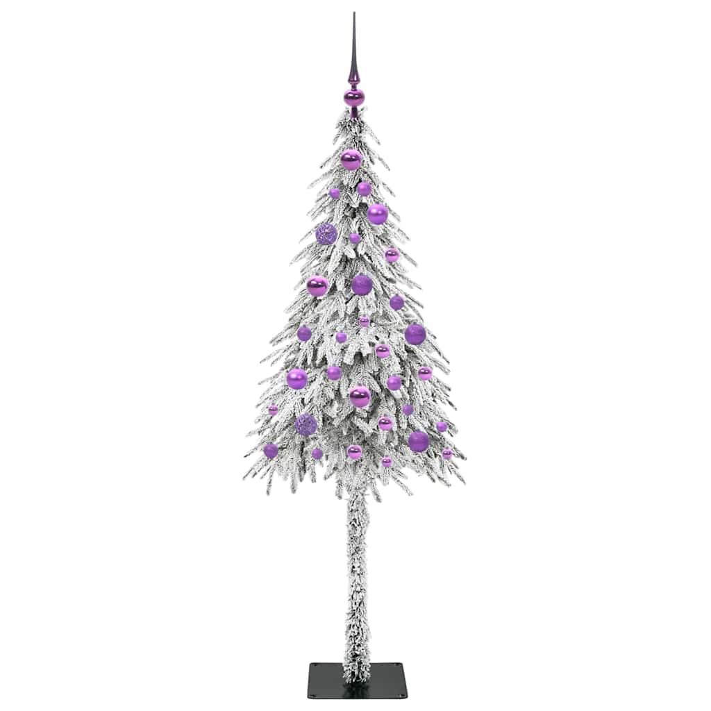 vidaXL Χριστουγεννιάτικο Δέντρο με 150 LED Λευκό 150 cm ΠΕ και Ατσάλι