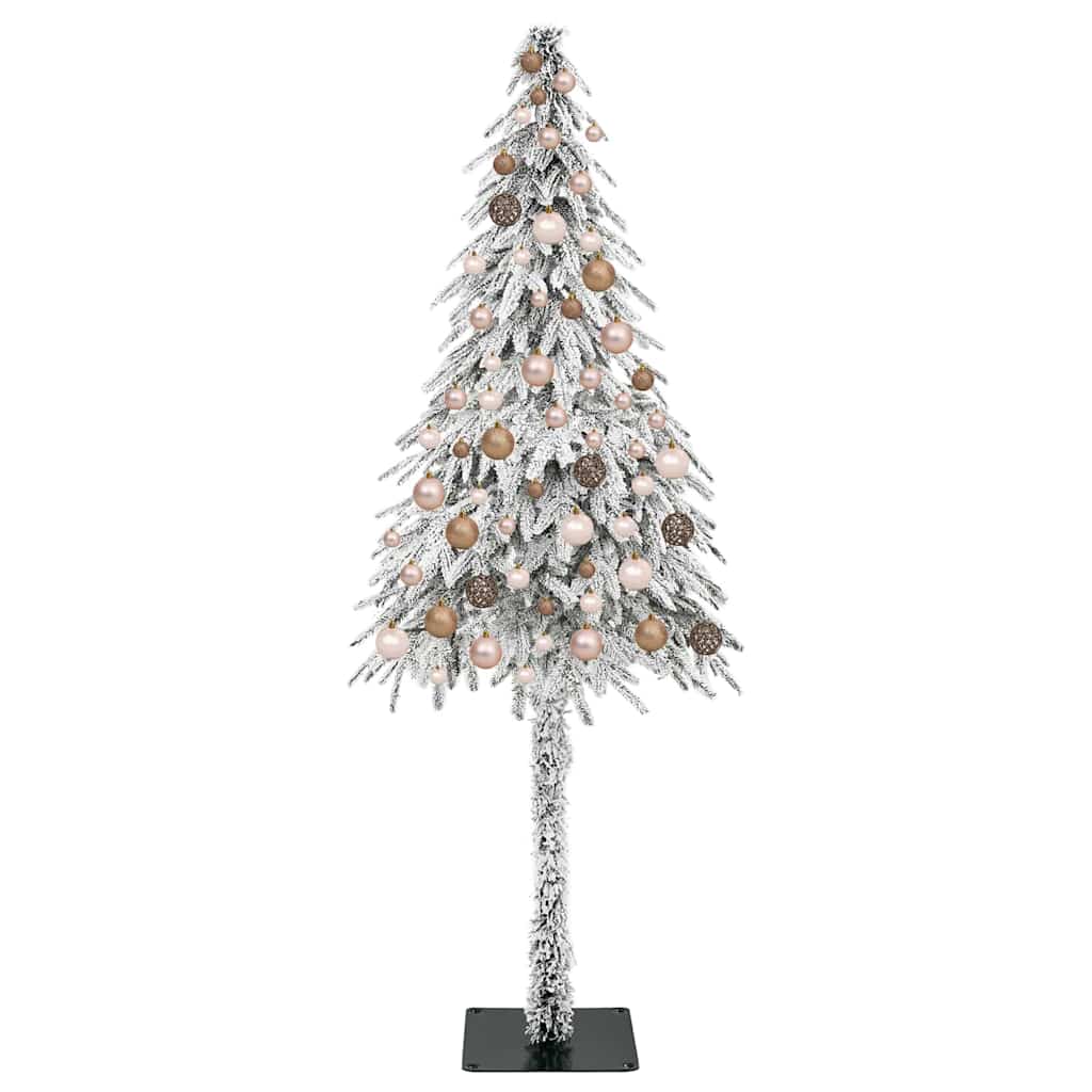 vidaXL Χριστουγεννιάτικο Δέντρο με 300 LED Λευκό 180 cm ΠΕ και Ατσάλι