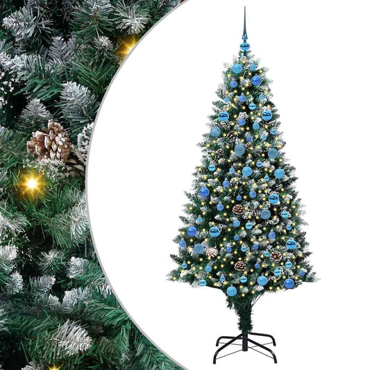 vidaXL Τεχνητό Χριστουγεννιάτικο Δέντρο με 300 LED Πράσινο 180 cm