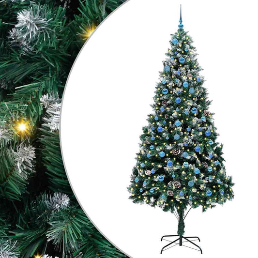 vidaXL Τεχνητό Χριστουγεννιάτικο Δέντρο με 300 LED Πράσινο 240 cm