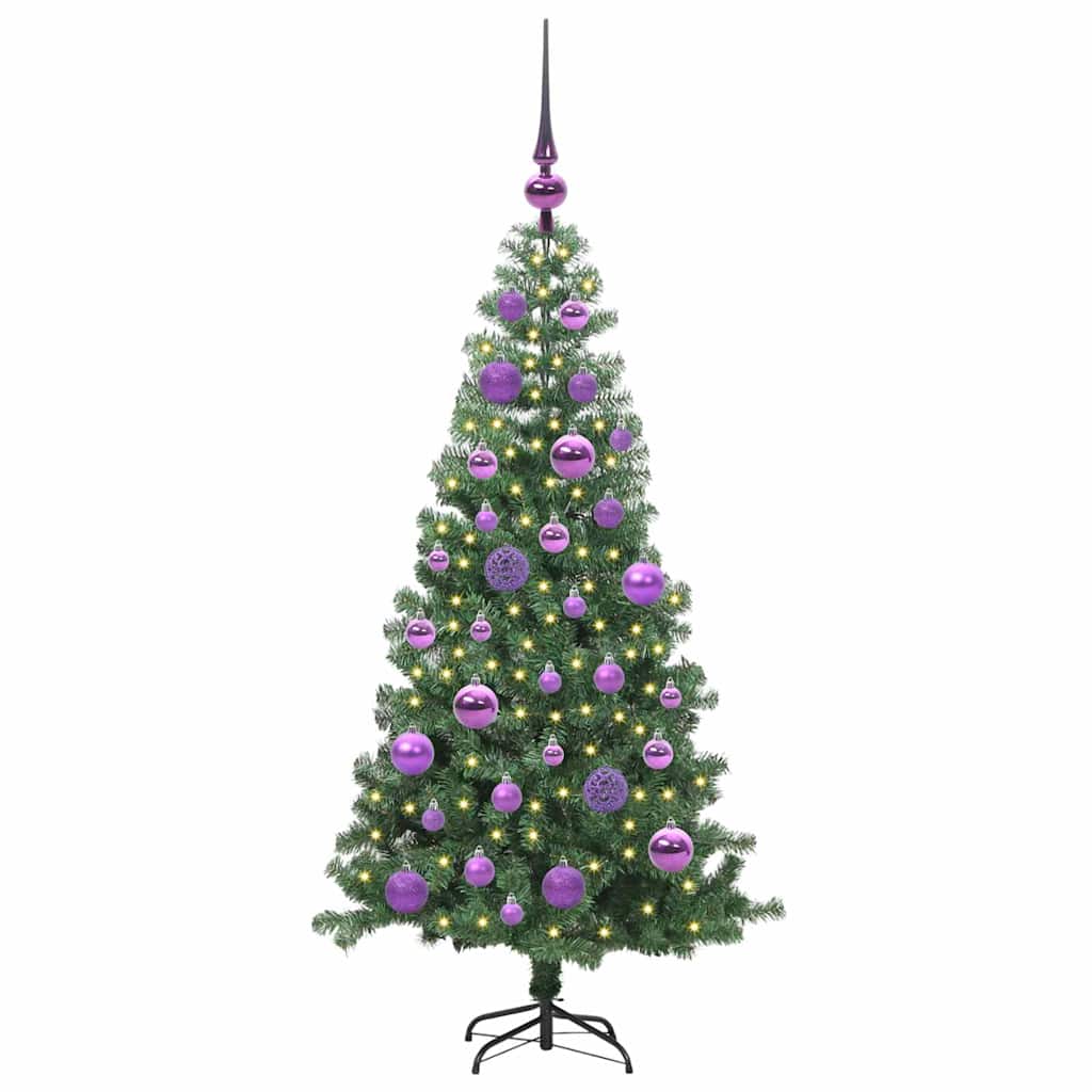 vidaXL Χριστουγεννιάτικο Δέντρο Πράσινο 120 cm PVC