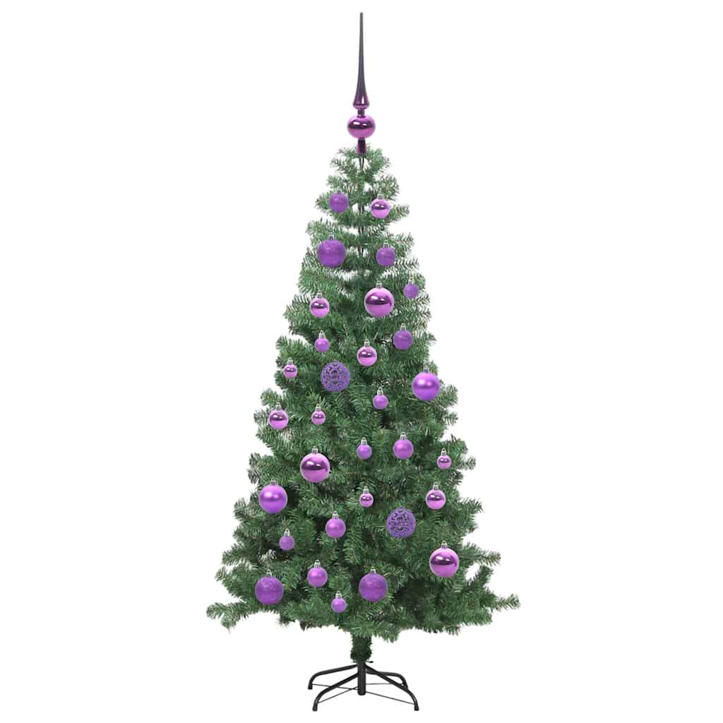 vidaXL Χριστουγεννιάτικο Δέντρο Πράσινο 120 cm PVC