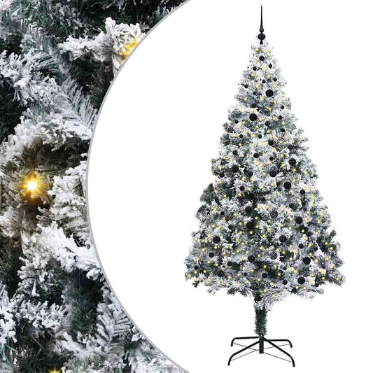 vidaXL Τεχνητό Χριστουγεννιάτικο Δέντρο με 300 LED Λευκό 240 cm