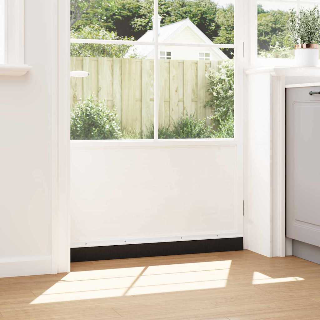 vidaXL Σφραγίδες πόρτας με βούρτσες που προσαρτώνται 6 pcs Λευκό