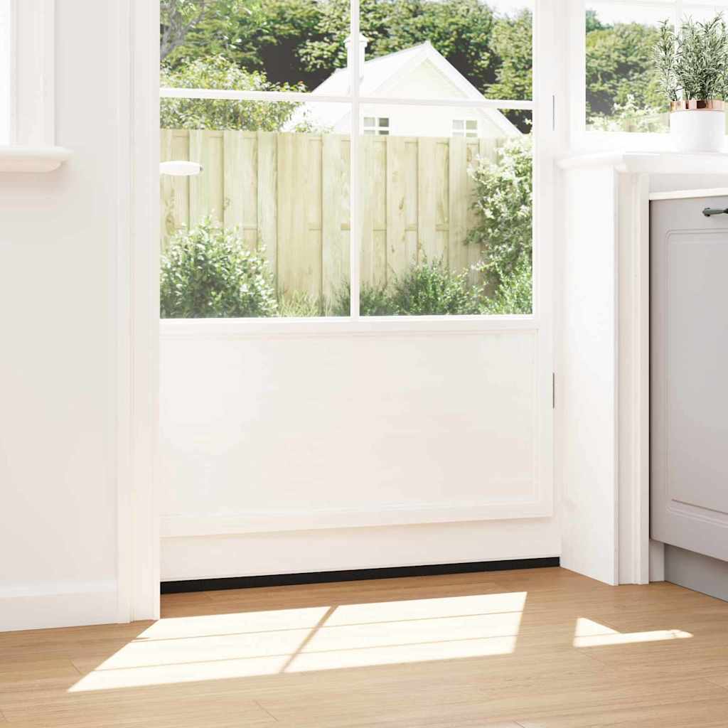 vidaXL Σφραγίδες πόρτας με βούρτσες που προσαρτώνται 2 pcs Λευκό