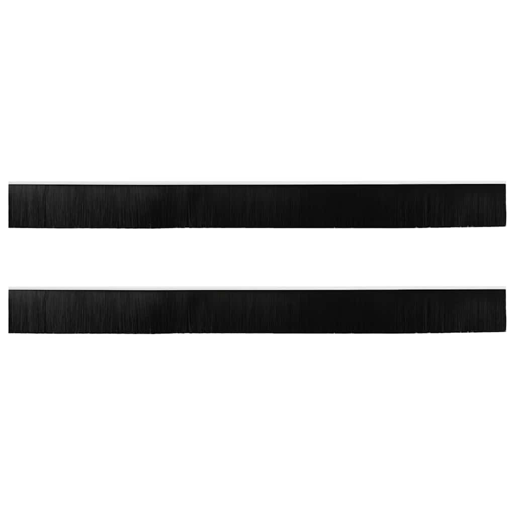 vidaXL Σφραγίδες πόρτας με βούρτσες που προσαρτώνται 2 pcs Λευκό