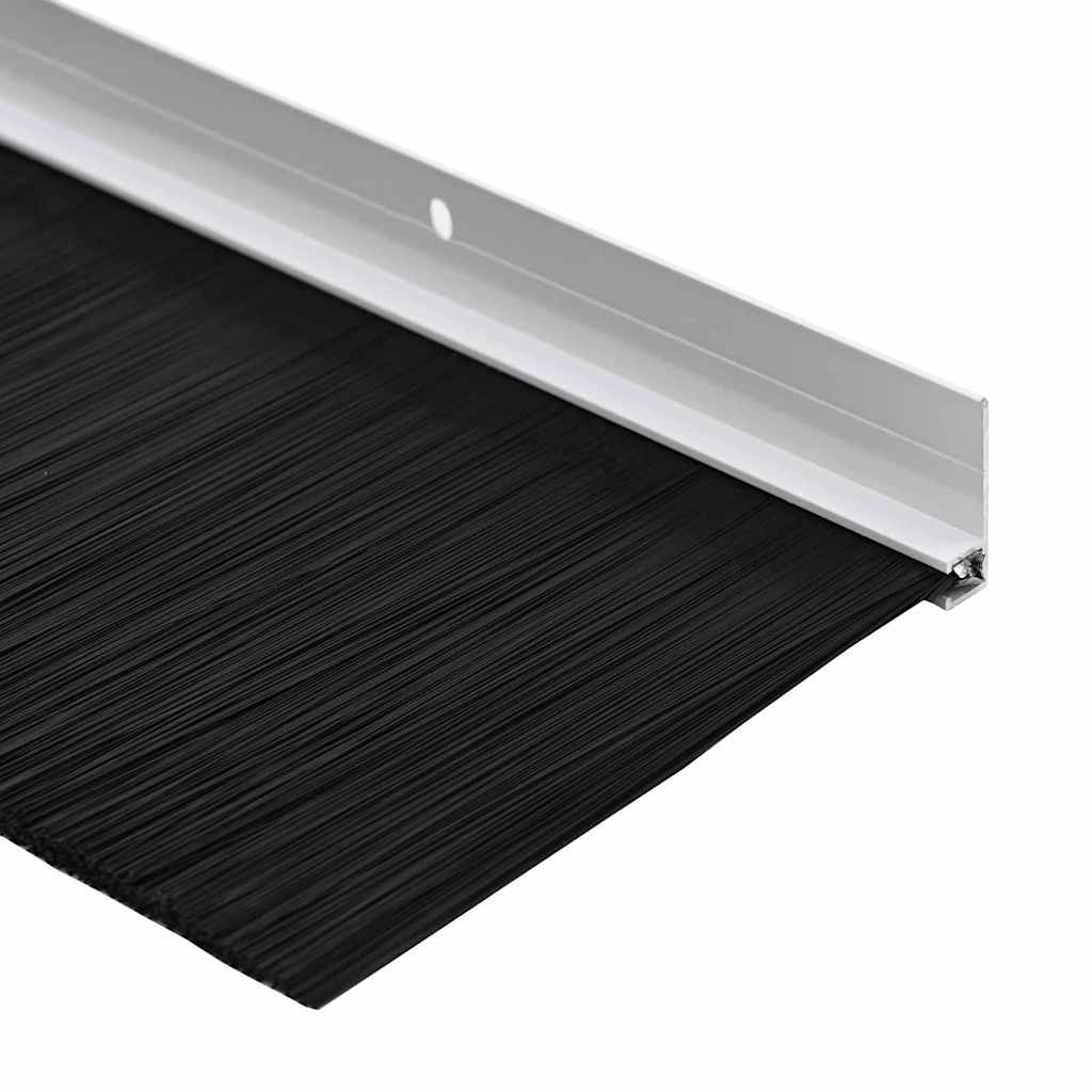 vidaXL Σφραγίδες πόρτας με βούρτσες που προσαρτώνται 2 pcs Λευκό