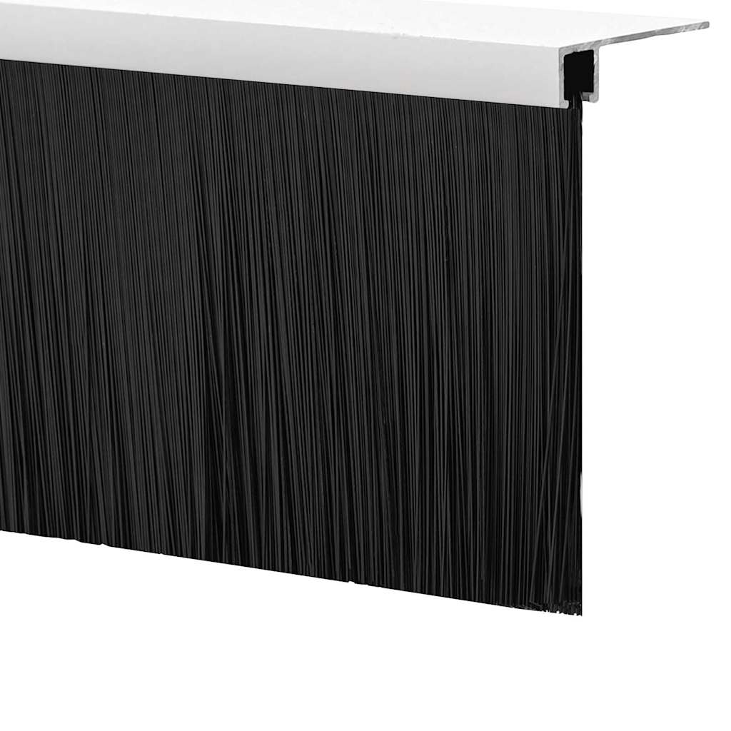 vidaXL Σφραγίδες πόρτας με βούρτσες που προσαρτώνται 12 pcs Λευκό