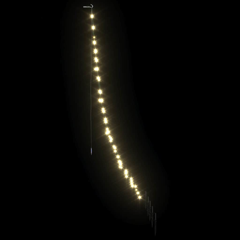 vidaXL LED Χριστουγεννιάτικο Δέντρο Θερμό λευκό 511 εκ Μέταλλο