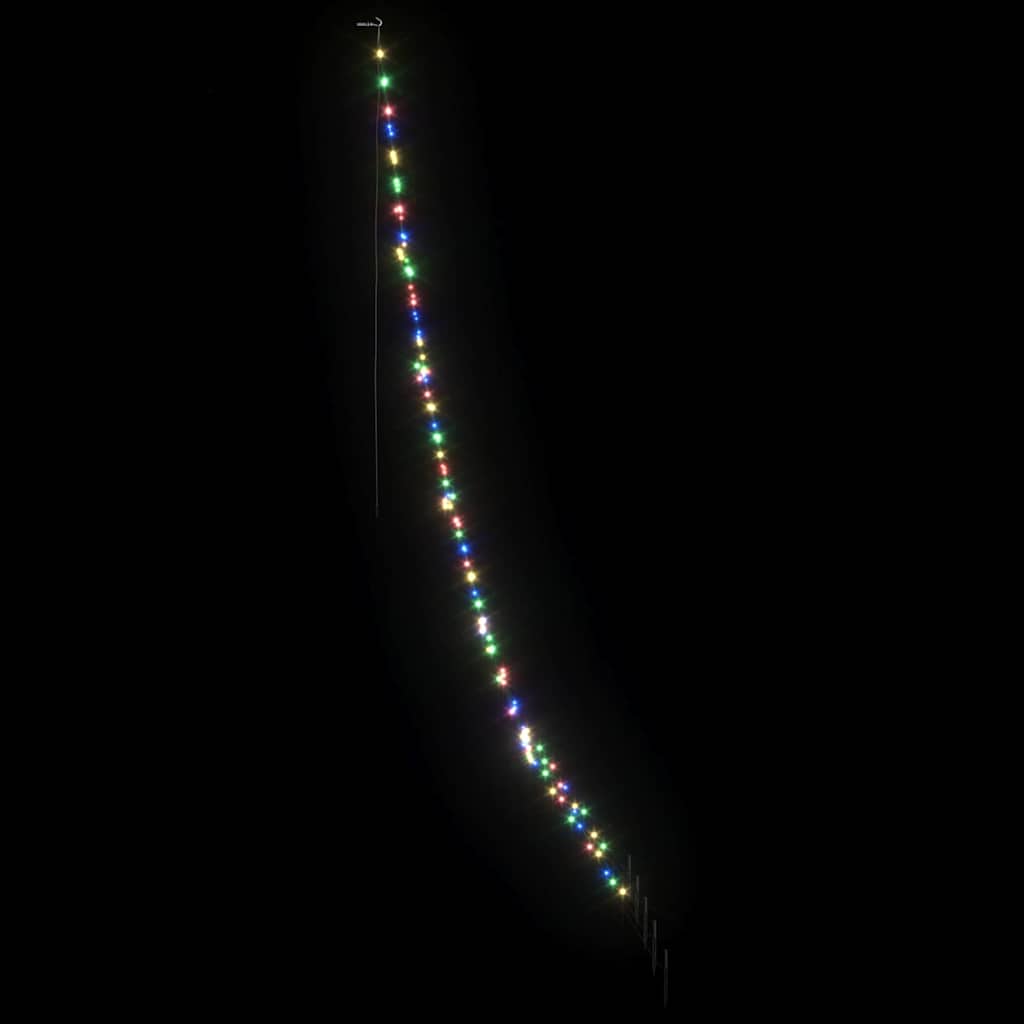 vidaXL LED Χριστουγεννιάτικο Δέντρο Πολύχρωμο 511 εκ Μέταλλο