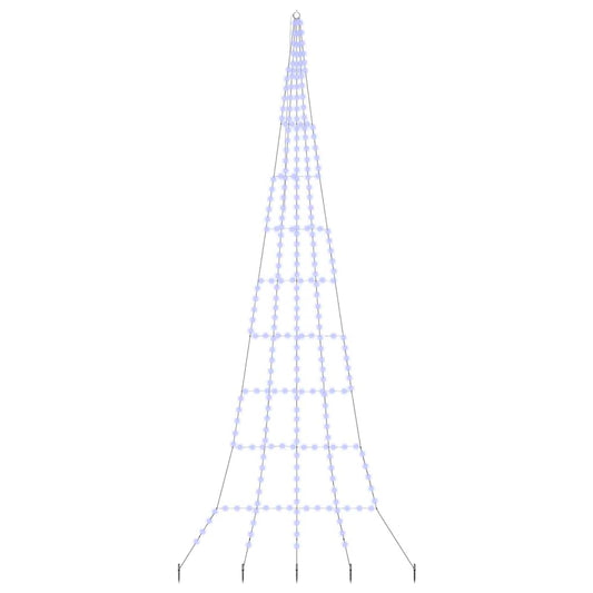 vidaXL LED Χριστουγεννιάτικο Δέντρο με 276 LED Μπλε 511 εκ Μέταλλο
