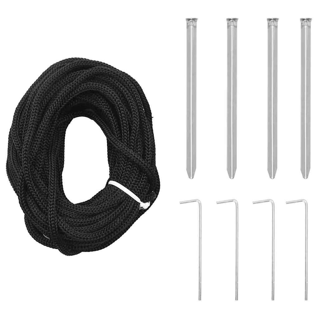 vidaXL LED Χριστουγεννιάτικο Δέντρο με βάση Ψυχρό λευκό 400 cm Σίδερο