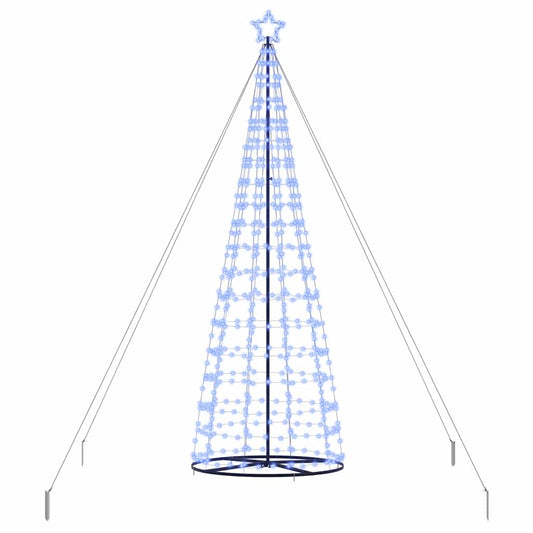 vidaXL LED Χριστουγεννιάτικο Δέντρο με 800 LED Μπλε 400 cm Σίδερο