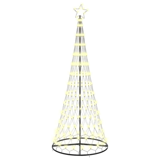 vidaXL LED Χριστουγεννιάτικο Δέντρο με βάση Θερμό λευκό 250 cm Μέταλλο