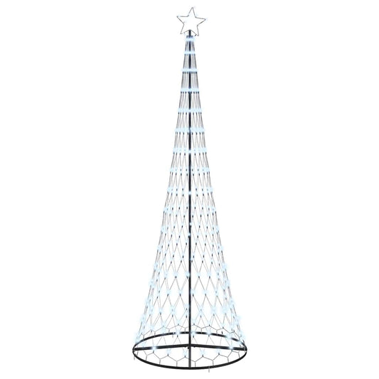 vidaXL LED Χριστουγεννιάτικο Δέντρο Ψυχρό λευκό 138.5 x 138.5 x 399 εκ