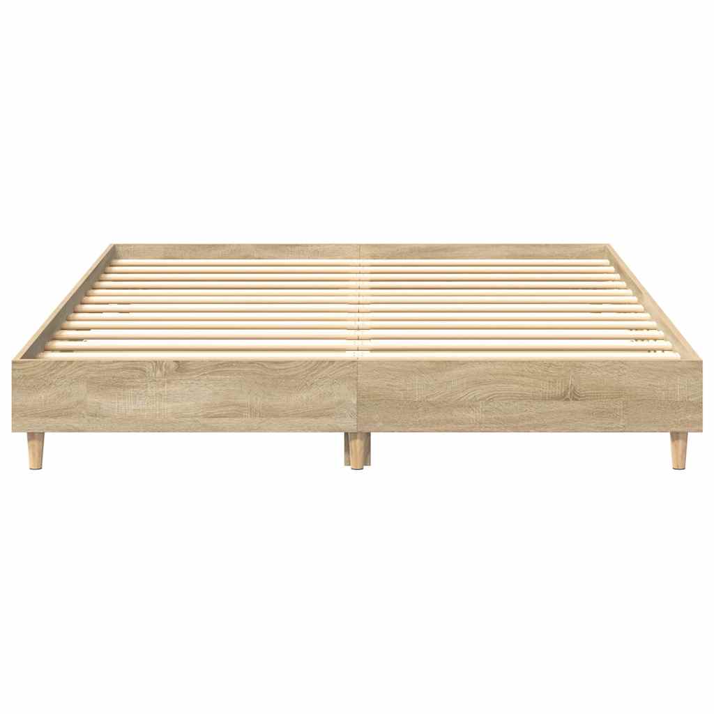vidaXL Σκελετός Κρεβατιού 2 pcs Σονόμα 152 x 203 cm Επεξεργασμένο ξύλο