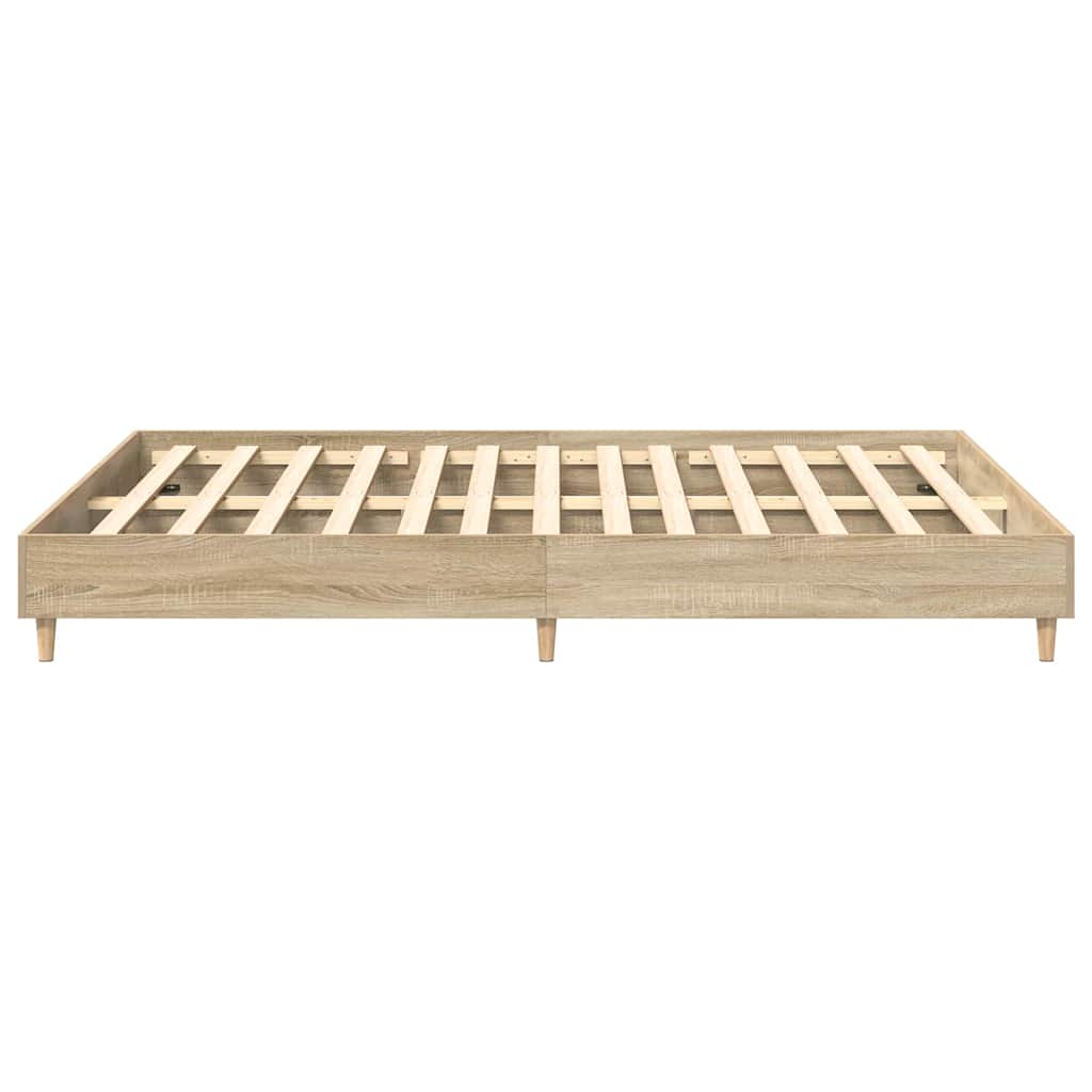 vidaXL Σκελετός Κρεβατιού 2 pcs Σονόμα 152 x 203 cm Επεξεργασμένο ξύλο
