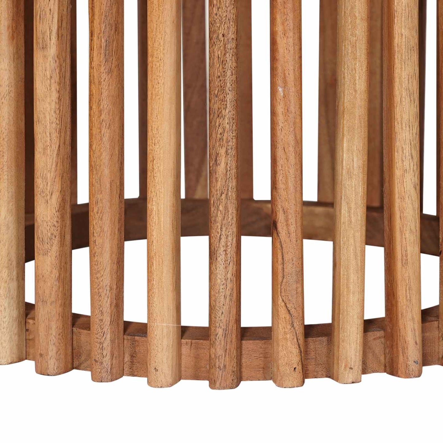 vidaXL Χειροποίητο Σετ Τραπεζιών 2 pcs Καφέ Τίκ 40 x 40 x 45 cm