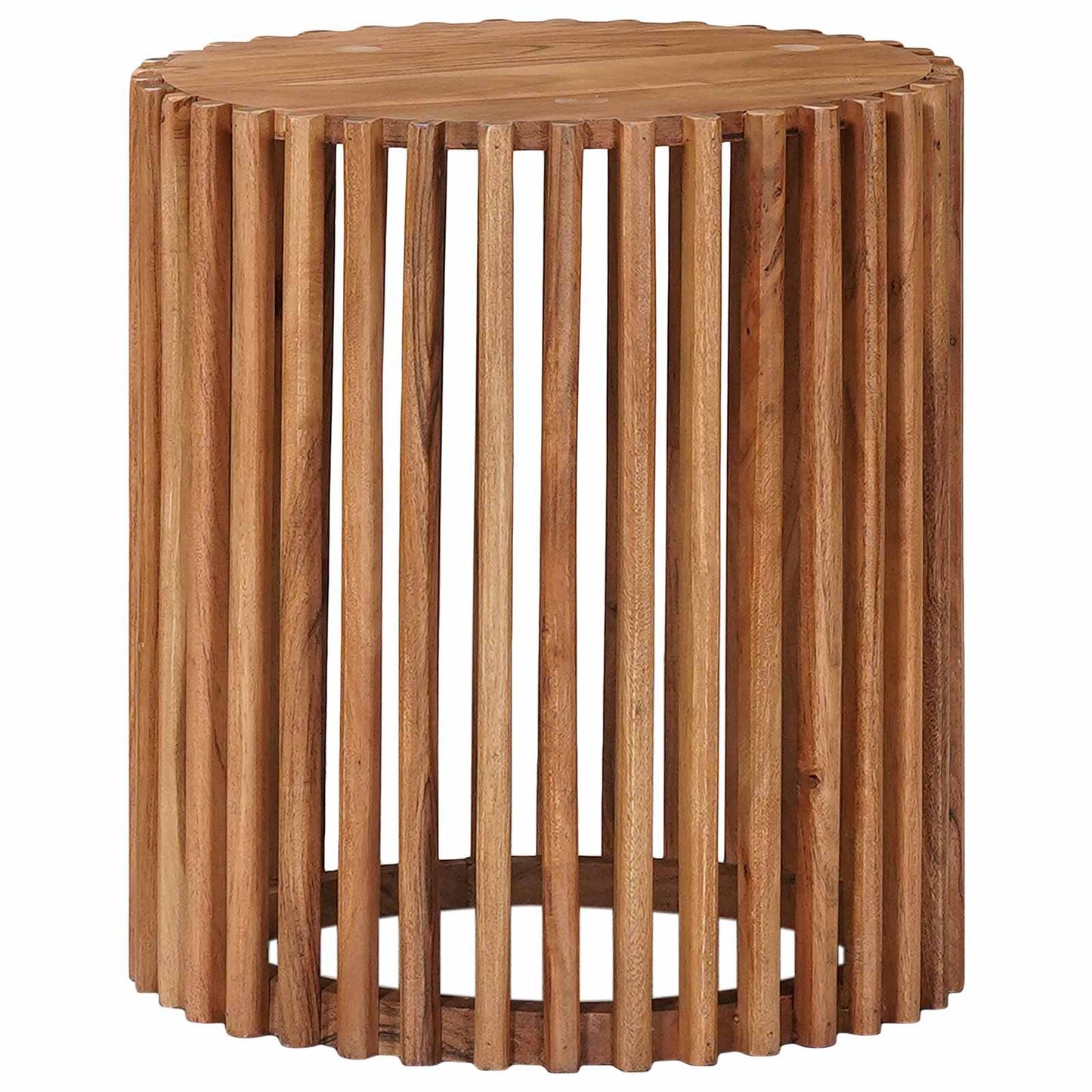 vidaXL Χειροποίητο Σετ Τραπεζιών 2 pcs Καφέ Τίκ 40 x 40 x 45 cm