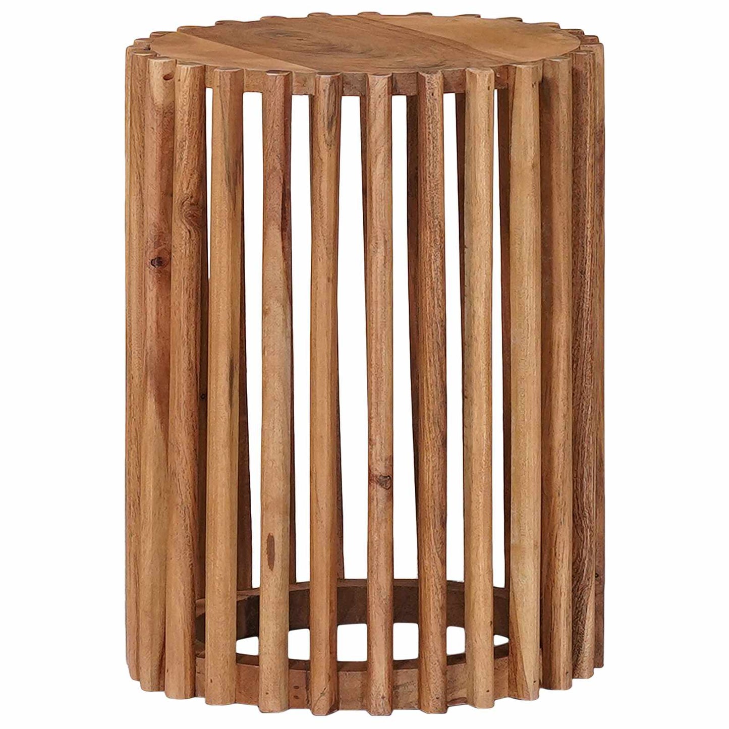 vidaXL Χειροποίητο Σετ Τραπεζιών 2 pcs Καφέ Τίκ 40 x 40 x 45 cm