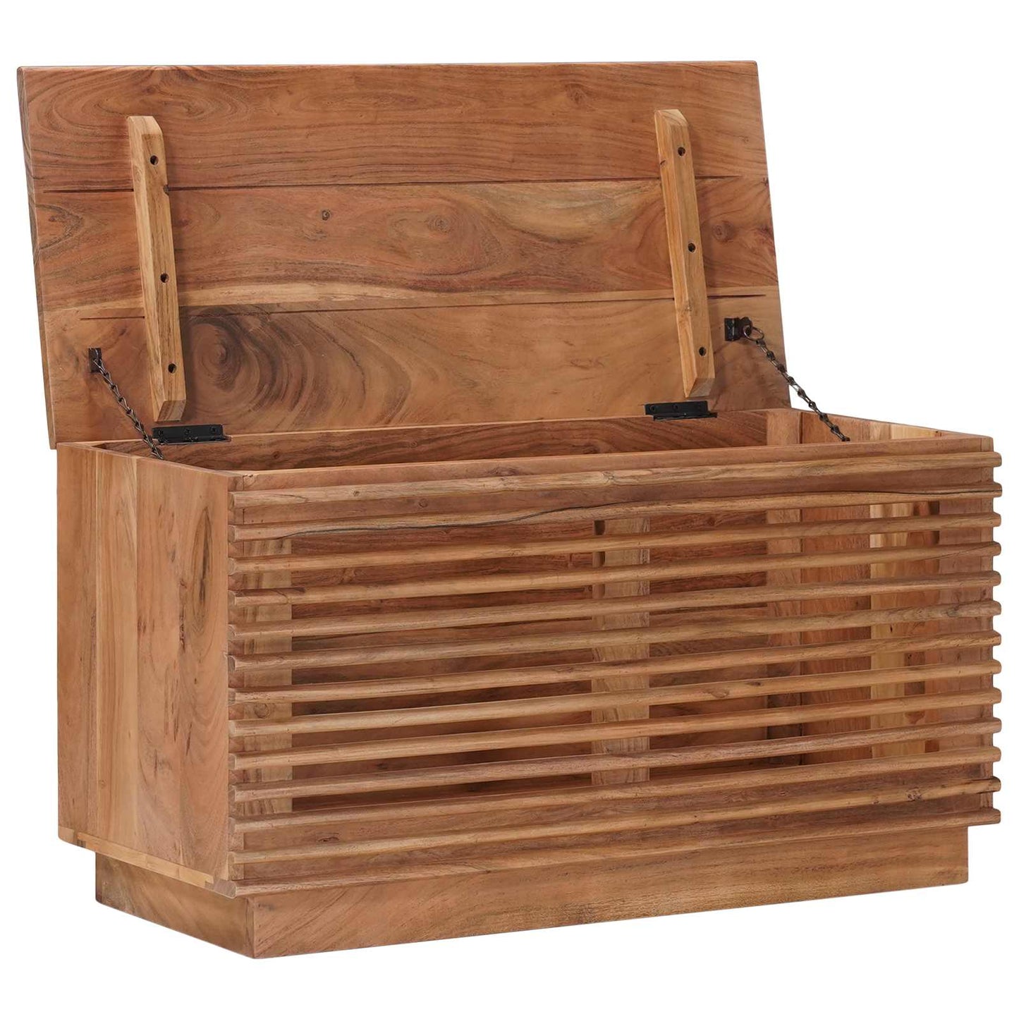 vidaXL Κουτί αποθήκευσης Φυσικό 85 x 40 x 46 εκ