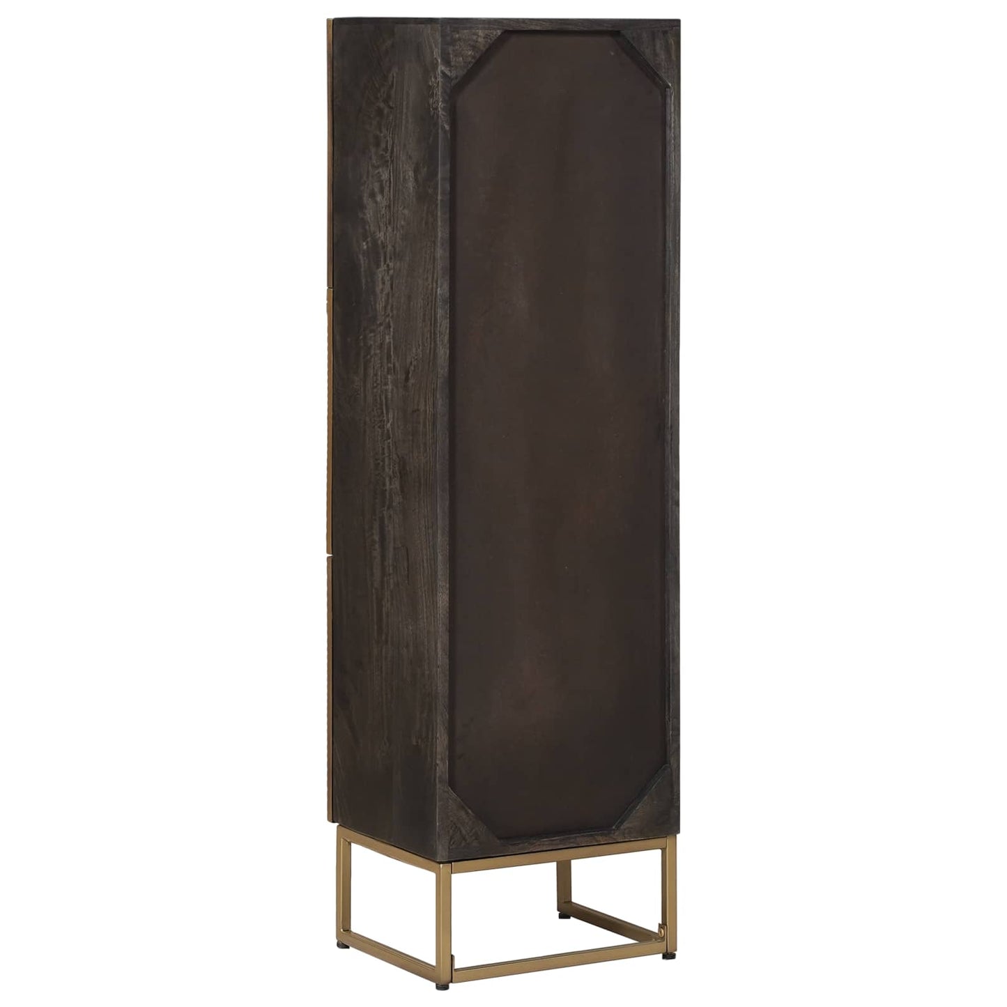 vidaXL Highboard Ορείχαλκος 35 x 30 x 120 cm