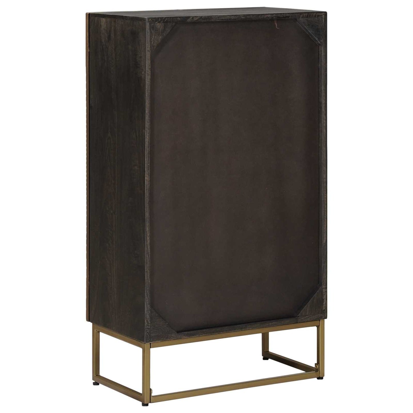 vidaXL Highboard Ορείχαλκος 53,5 x 30 x 95 εκ