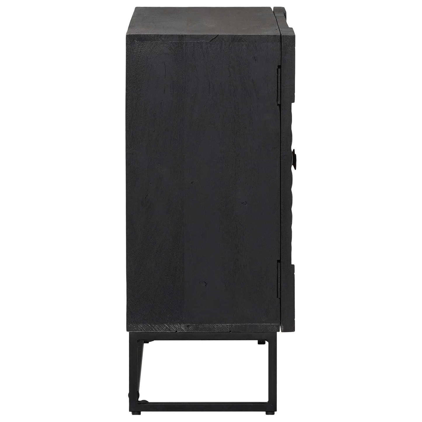 vidaXL Πλαϊνό γραφείο Μαύρο 55 x 30 x 70 εκ.