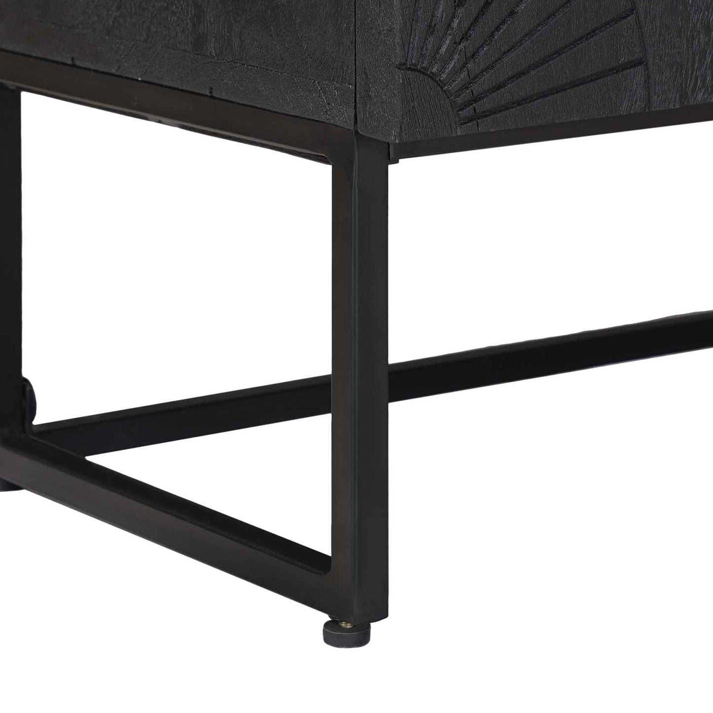 vidaXL Πλαϊνό γραφείο Μαύρο 105 x 30 x 68 εκ