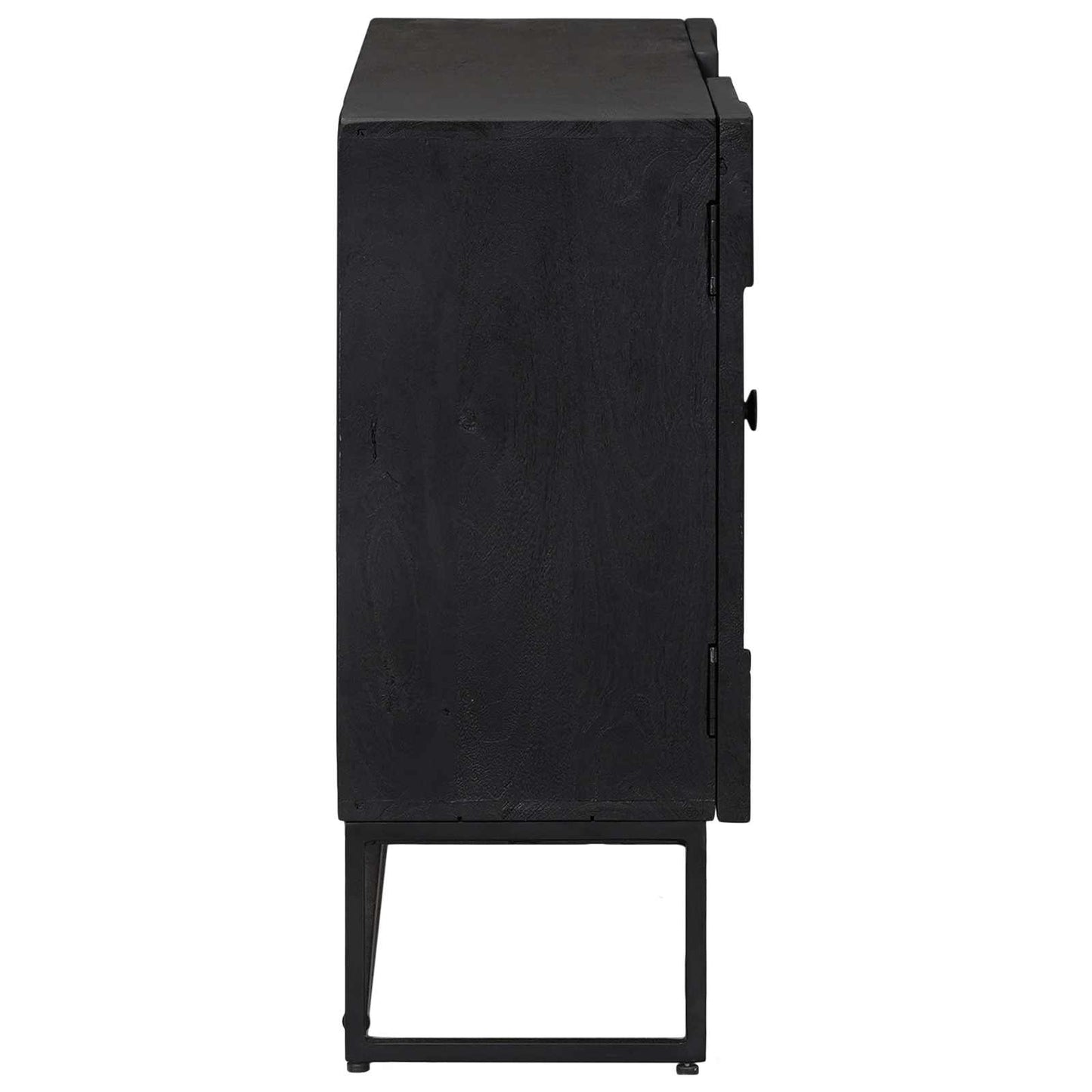 vidaXL Πλαϊνό γραφείο Μαύρο 105 x 30 x 68 εκ