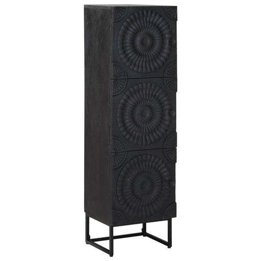 vidaXL Highboard Μαύρο 35 x 30 x 120 cm