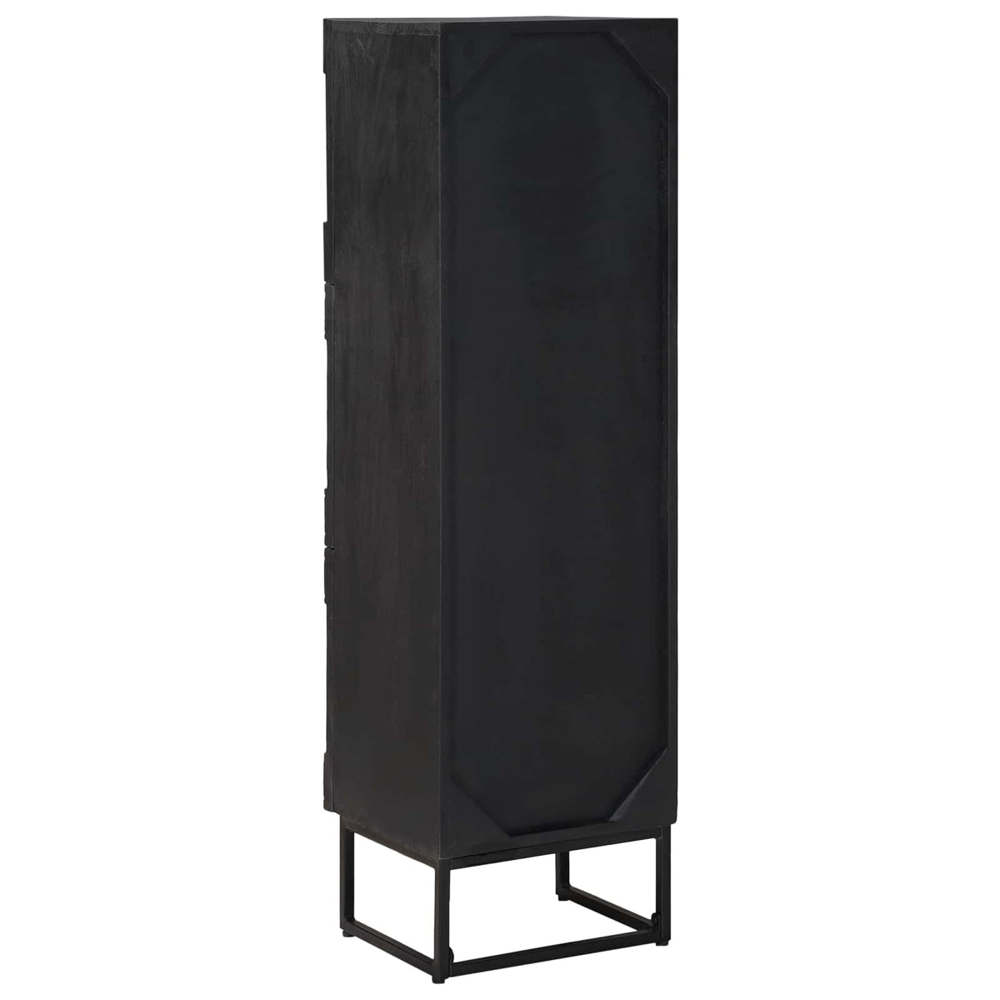 vidaXL Highboard Μαύρο 35 x 30 x 120 cm