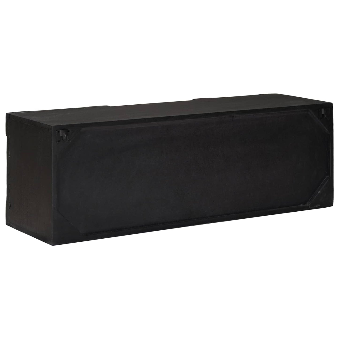 vidaXL Ντουλάπι TV με ράφι με αποθήκευση Μαύρο 105 x 30 x 35 εκ