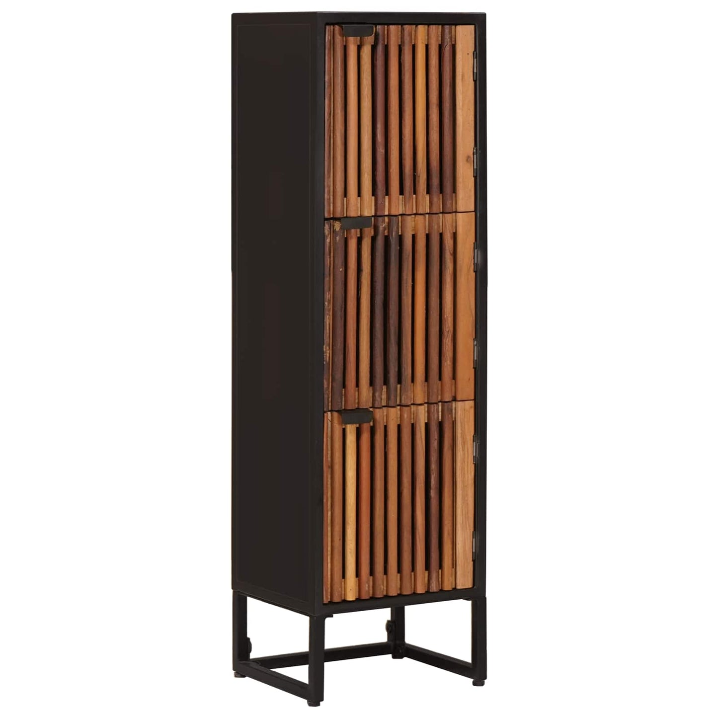 vidaXL Highboard 35 x 30 x 120 cm Στερεό Ξύλο Μάνγκο και Μηχανικά Ξύλα