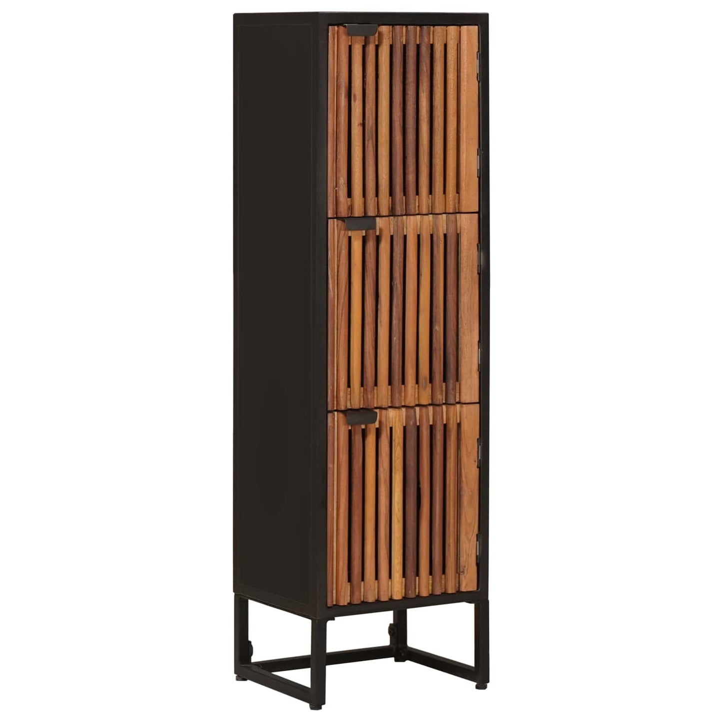 vidaXL Highboard 35 x 30 x 120 cm Στερεό Ξύλο Μάνγκο και Μηχανικά Ξύλα