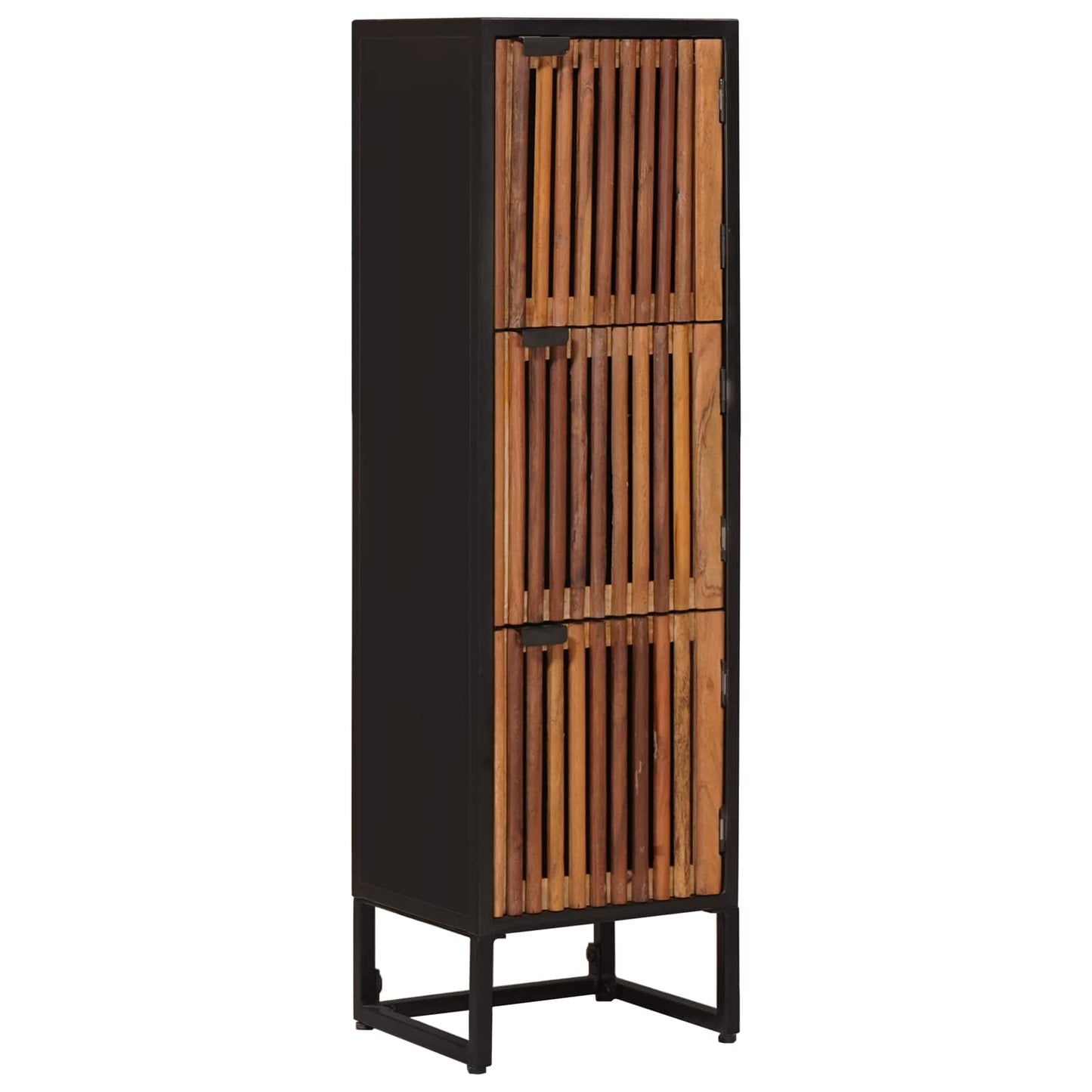 vidaXL Highboard 35 x 30 x 120 cm Στερεό Ξύλο Μάνγκο και Μηχανικά Ξύλα