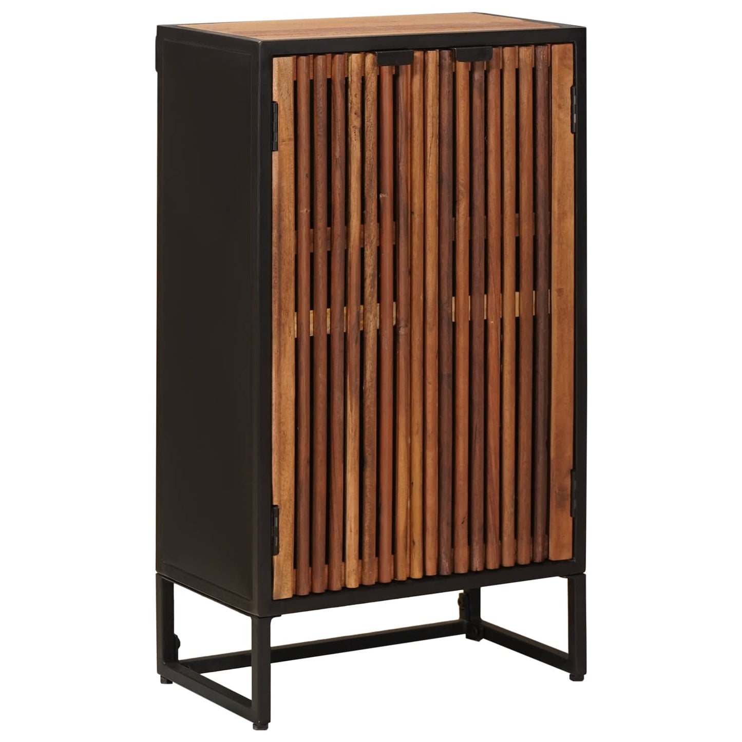 vidaXL Highboard 53 x 30 x 95 εκ. Στερεό Ξύλο Μάνγκο και Μηχανικά Ξύλα