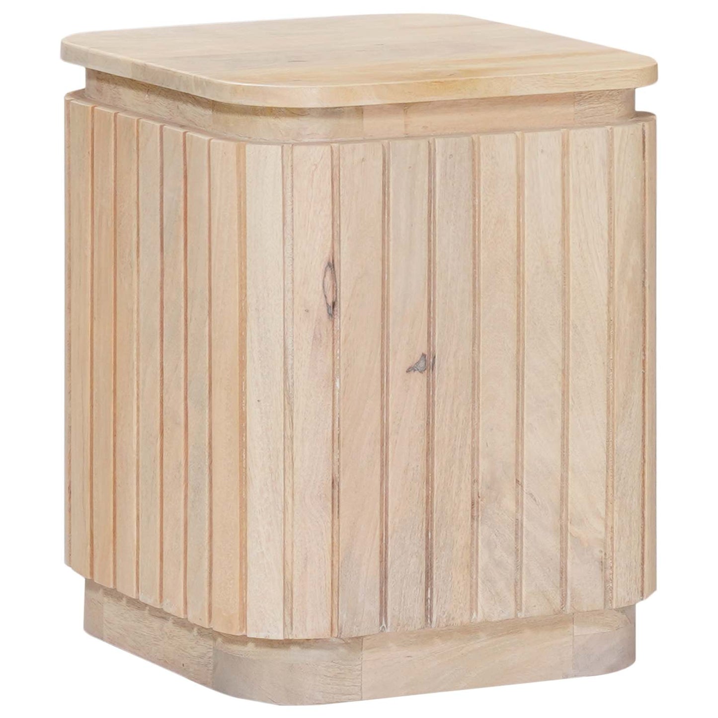vidaXL Χειροποίητο Σετ Τραπεζιών 2 τμχ. Λευκό 45 x 45 x 45 cm