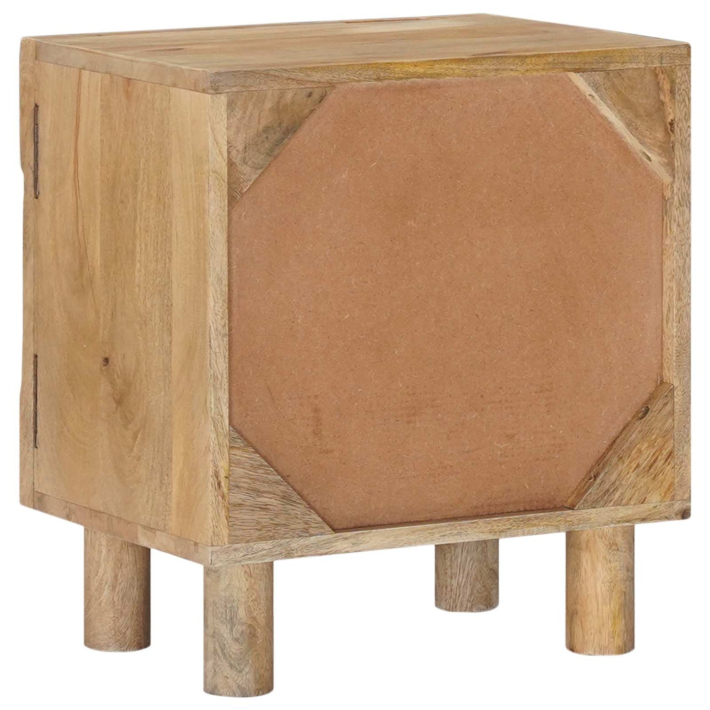vidaXL Χειροποίητο Κομοδίνο Καφέ Τίκ 40 x 30 x 45 cm