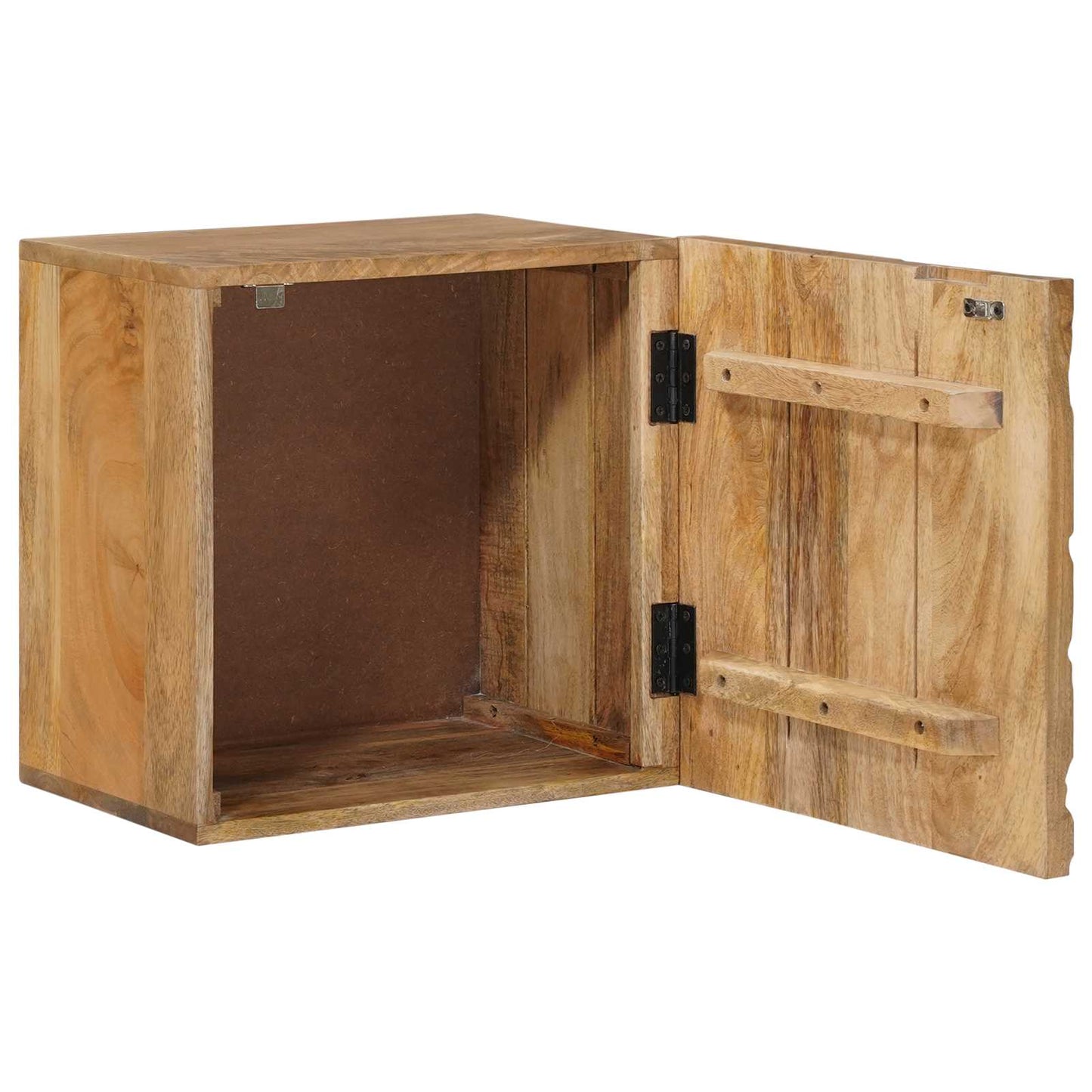 vidaXL Χειροποίητο Κομοδίνο Καφέ Τίκ 40x30x40 εκ Στερεό ξύλο μάνγκο