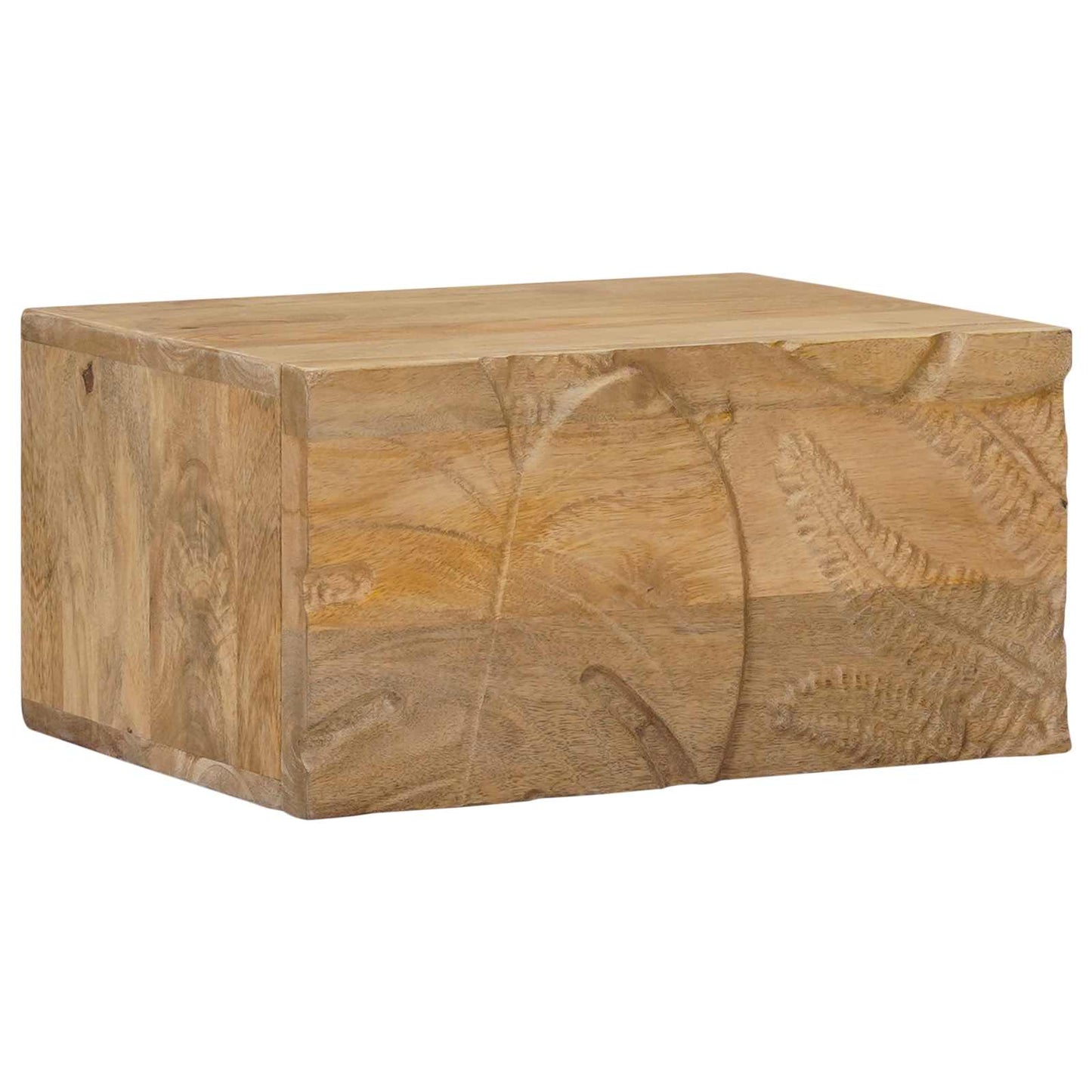 vidaXL Χειροποίητο Κομοδίνο Καφέ Τίκ 40 x 30 x 20 εκ
