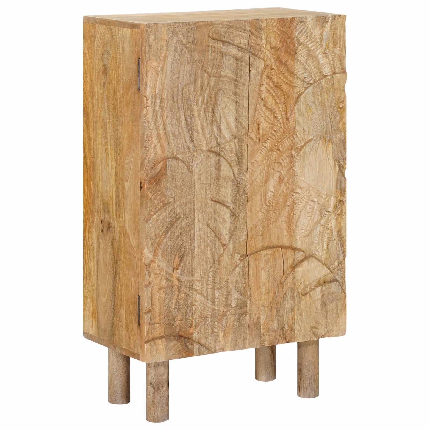 vidaXL Highboard 53 x 30 x 90 εκ Στερεό Ξύλο Μάνγκο και Μηχανικά Ξύλα