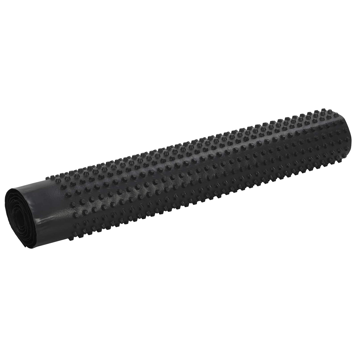 vidaXL Κυματοειδές Φύλλο Αποχέτευσης Μαύρο 1 x 20 m HDPE