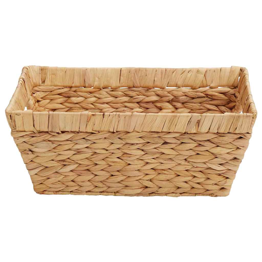 vidaXL Καλάθια Αποθήκευσης 2 pcs Φυσικό 38 x 28 x 15 εκ Υάκινθος νερού