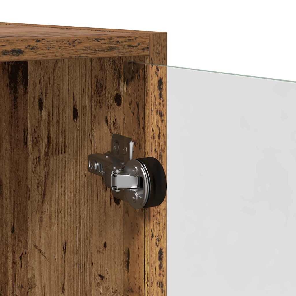 vidaXL Highboard Παλιό Ξύλο 68 x 37 x 142 εκ Επεξεργασμένο ξύλο