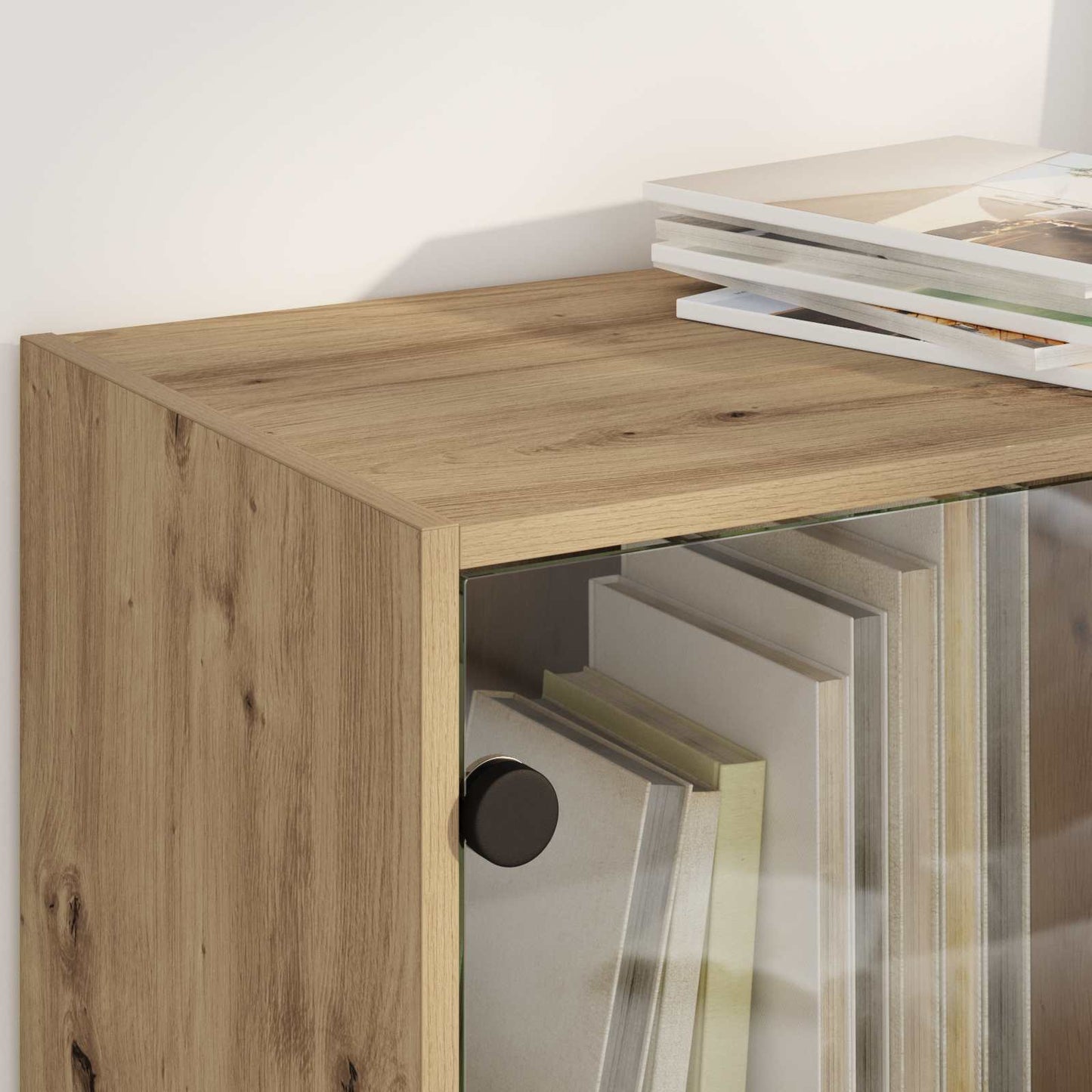 vidaXL Highboard Artisan Oak 68 x 37 x 142 εκ Επεξεργασμένο ξύλο
