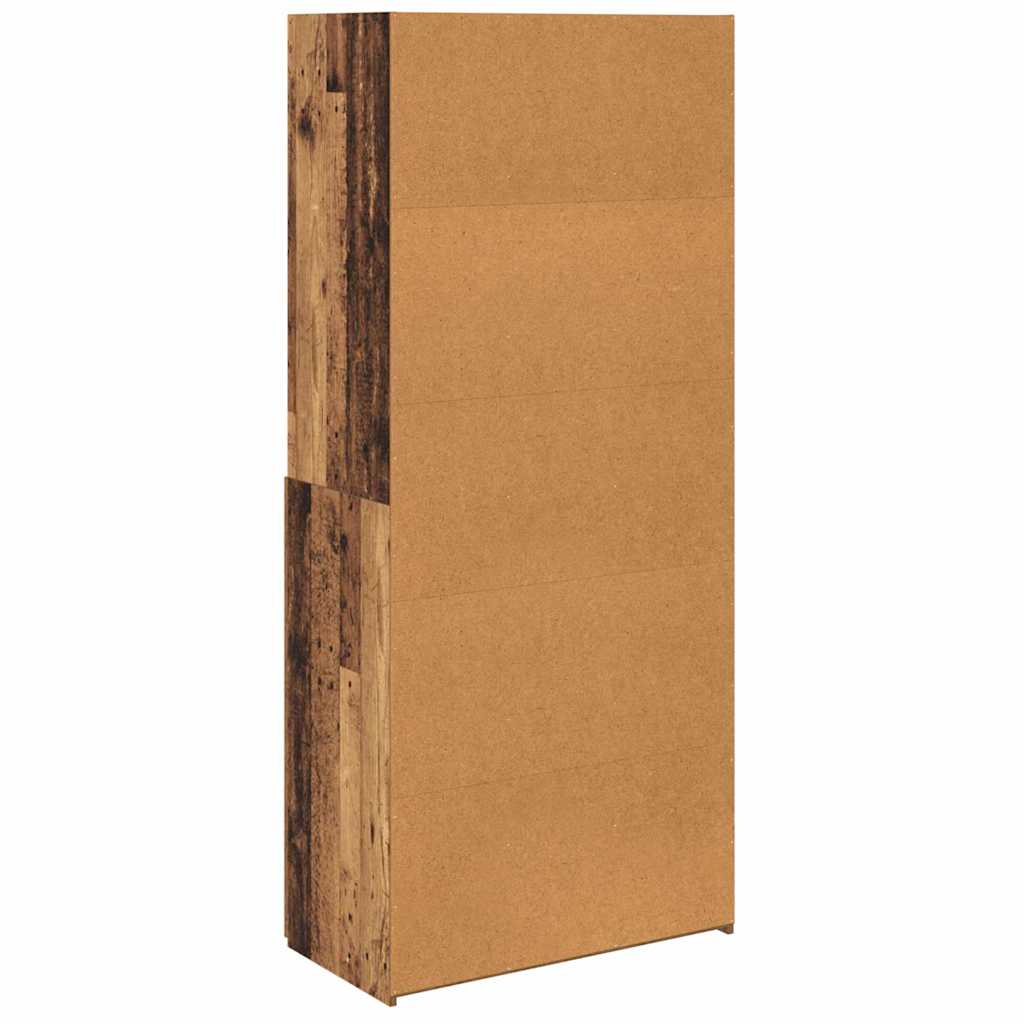 vidaXL Highboard Παλιό Ξύλο 80 x 42,5 x 185 εκ Επεξεργασμένο ξύλο